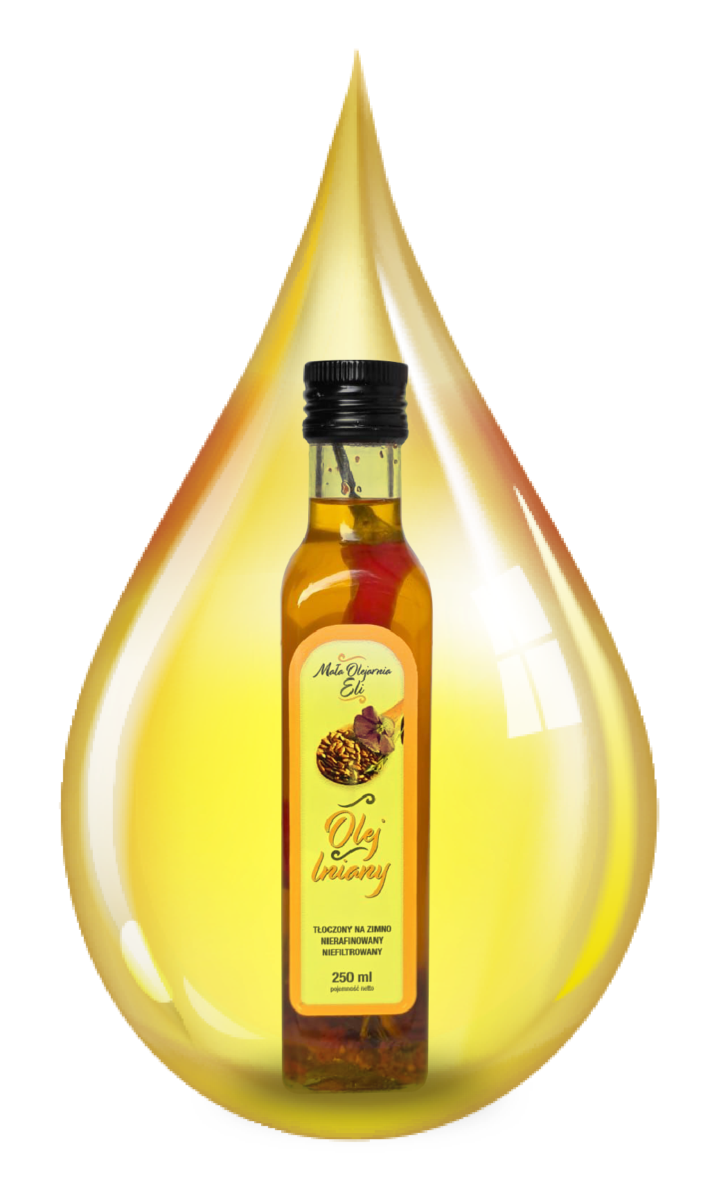 Olej lniany z przyprawami